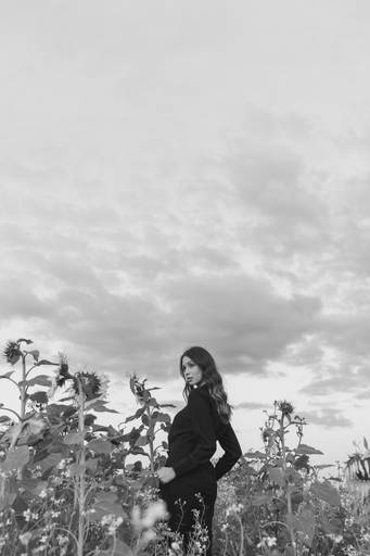 Ensaio feminino no girassol 