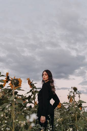 Ensaio feminino no girassol 