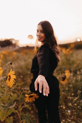 Ensaio feminino no girassol 