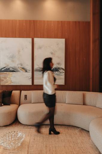 ensaio feminino moderno interno