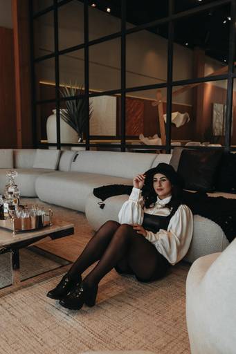 ensaio feminino moderno interno