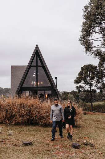 foto gestante no inverno