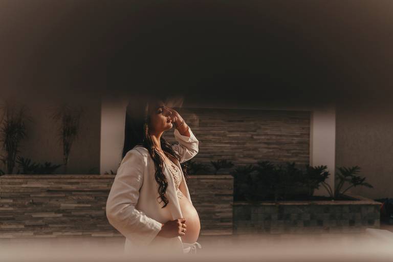 ensaio gestante moderno