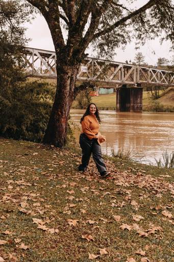 Foto feminina outono