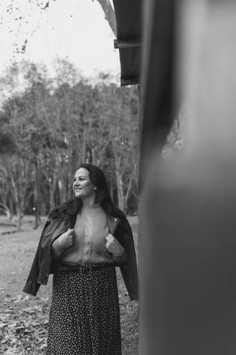 Foto feminina outono