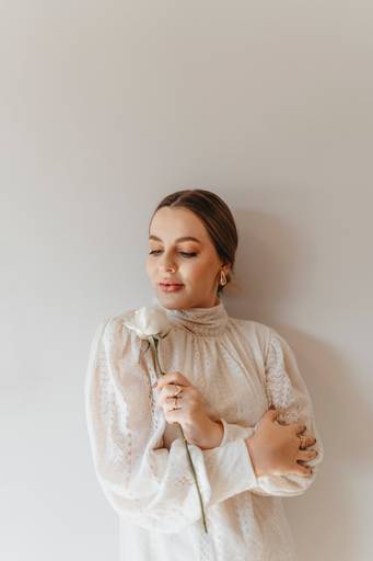 foto de marca pessoal com rosa