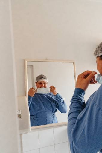 Fotos no momento do parto cesária