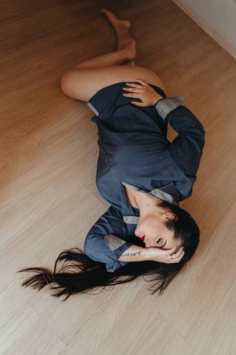 ensaio intimista femininino casa