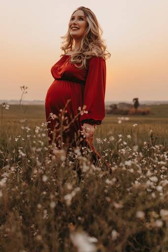 foto gestante natureza 