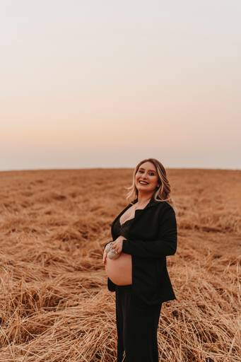 foto gestante natureza 