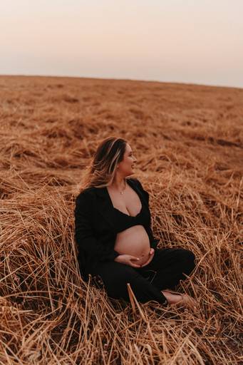 foto gestante natureza 