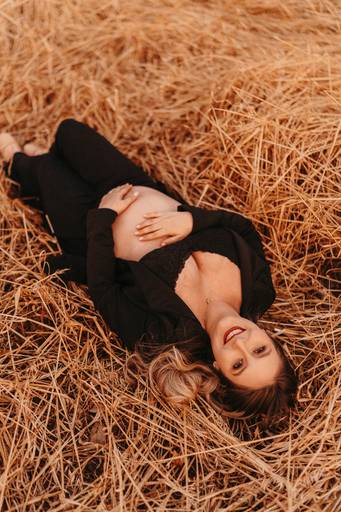 foto gestante natureza 