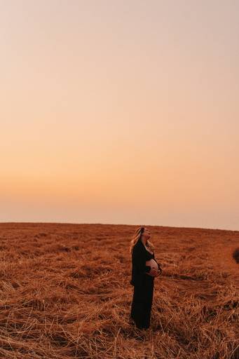 foto gestante natureza 