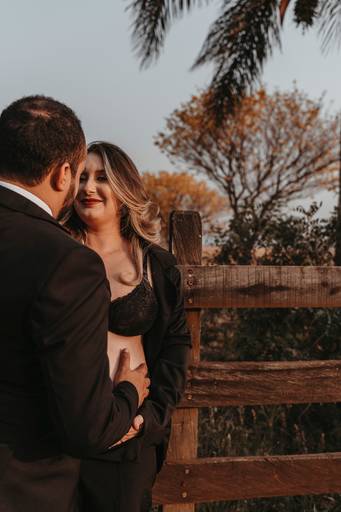 foto gestante natureza 