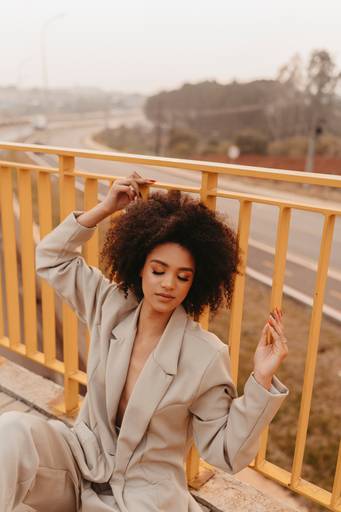 ensaio feminino urbano na rua 