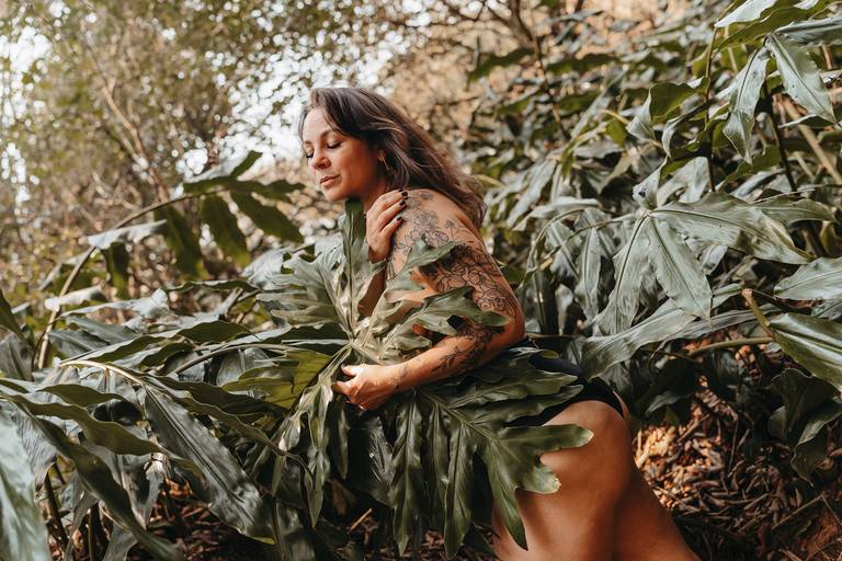 ensaio intimista natureza