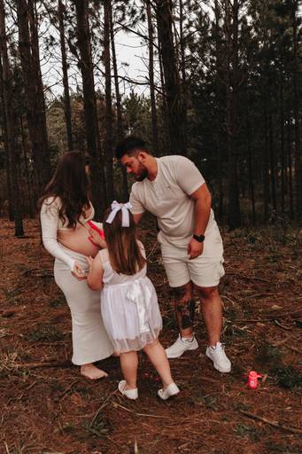 ensaio gestante delicado natureza