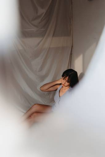 Ensaio de 15 anos boho delicado em casa