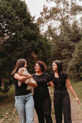 ensaio mãe e filhas