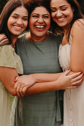 ensaio mãe e filhas