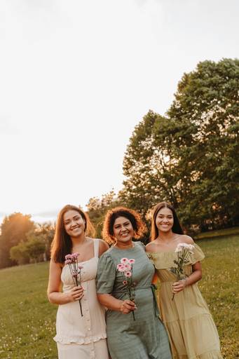 ensaio mãe e filhas