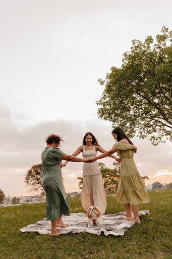 ensaio mãe e filhas