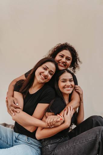 ensaio mãe e filhas