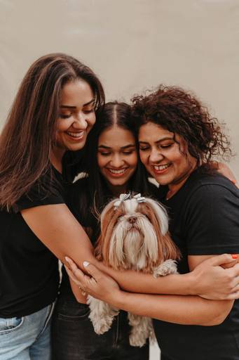 ensaio mãe e filhas