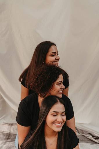 ensaio mãe e filhas