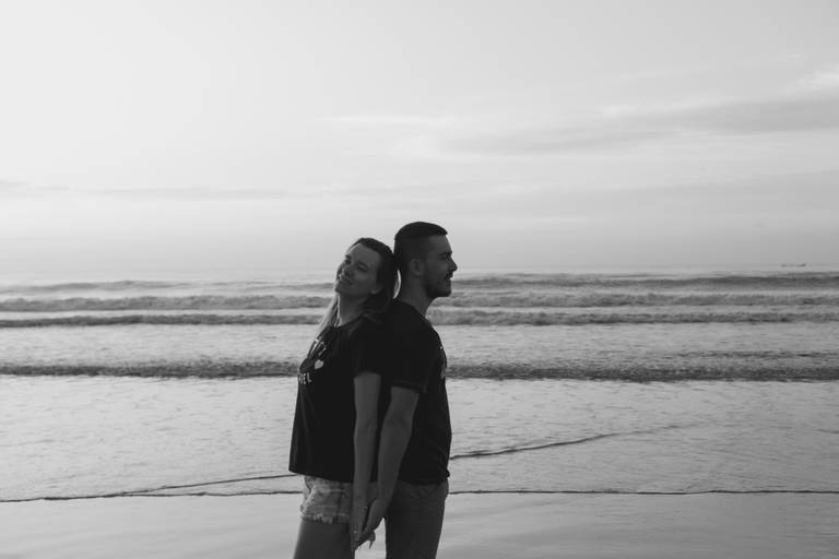 Ensaio casal na ilha do mel 