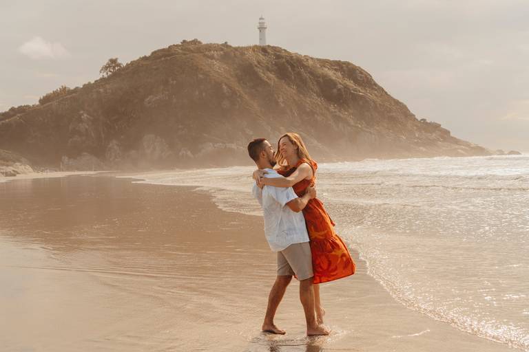 Ensaio casal na ilha do mel 