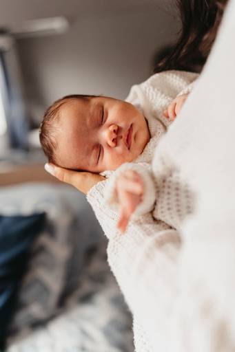 Newborn lifestyle em casa 