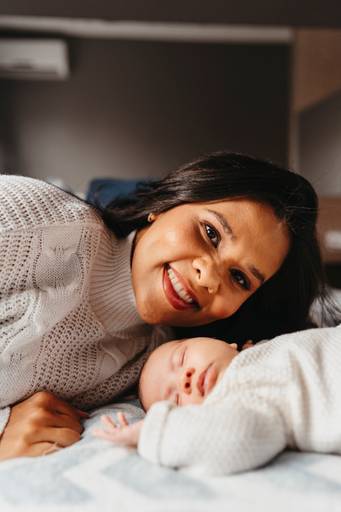 Newborn lifestyle em casa 