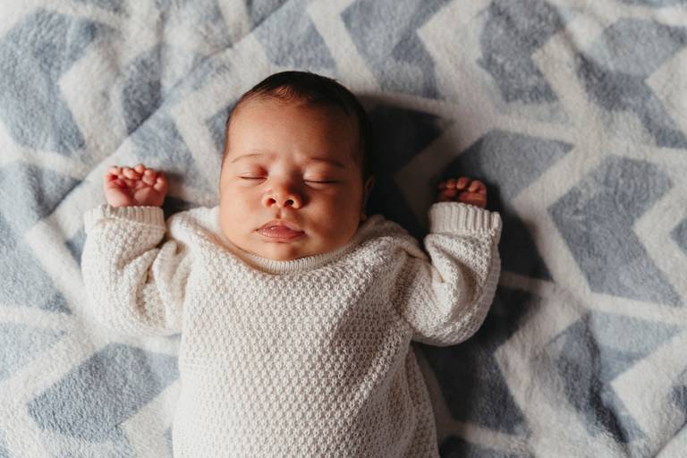 Newborn lifestyle em casa 