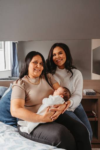 Newborn lifestyle em casa 