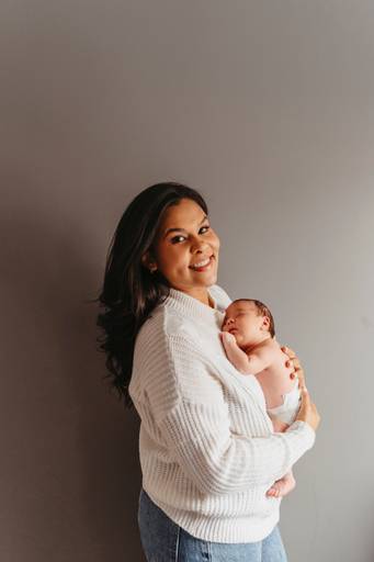 Newborn lifestyle em casa 