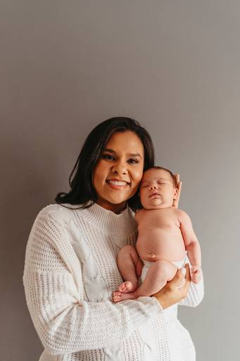 Newborn lifestyle em casa 