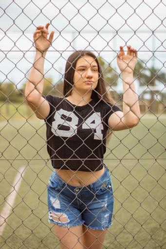 Ensaio feminino em quadra