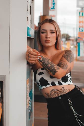 Ensaio em um Posto de Gasolina