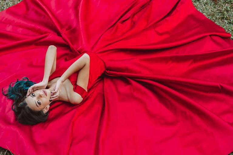 Ensaio de 15 anos estilo princesa