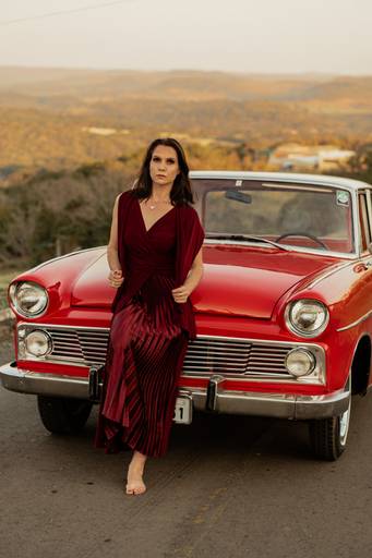 ensaio fotográfico com carro antigo