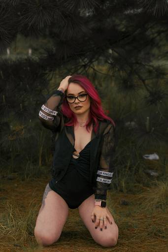 Ensaio feminino sensual com look preto