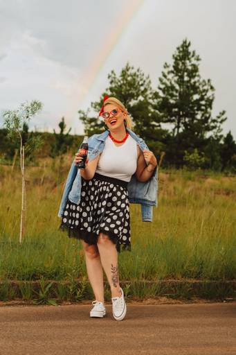 Ensaio retro na natureza