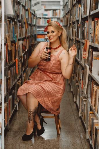 Ensaio feminino retro