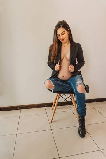 Ensaio gestante moderno