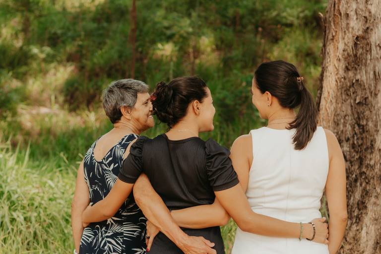 Ensaio mãe, filha e neta