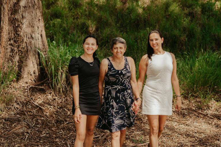 Ensaio mãe, filha e neta