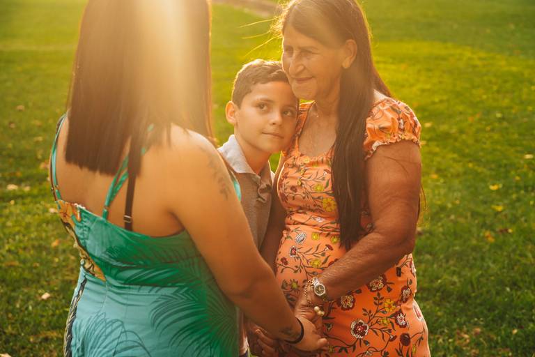 Ensaio em família na natureza