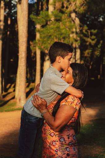 Ensaio mãe, filha e neto