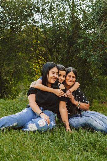 Ensaio em família na natureza